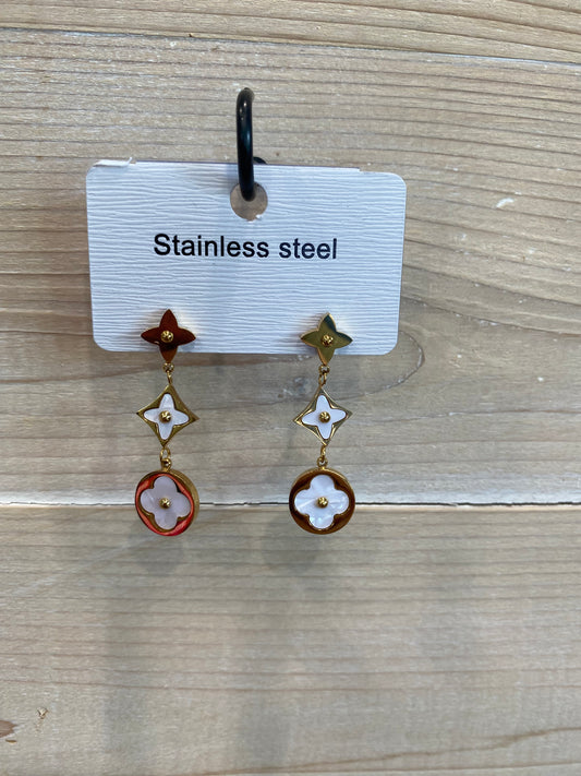 Starflower Mother of Pearl Earrings