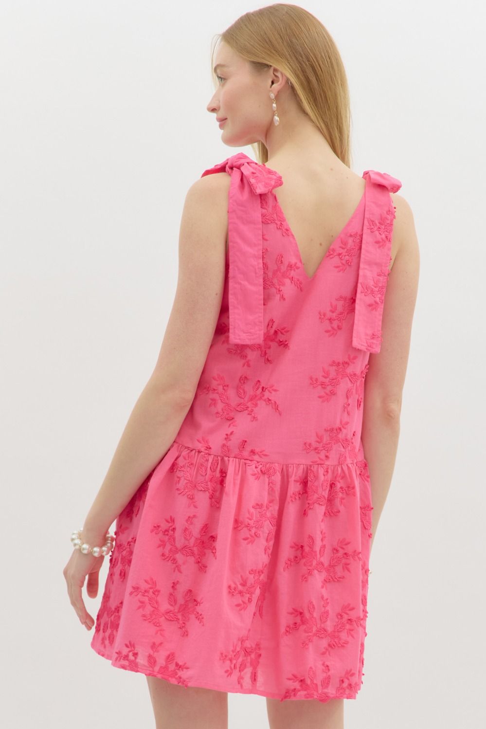 Pink Floral Perfection Minidress