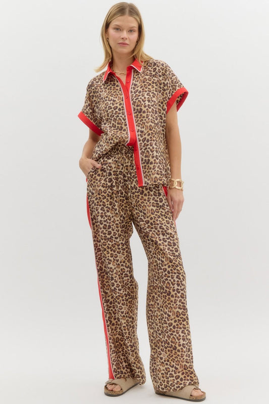 Lavish Leopard Pants
