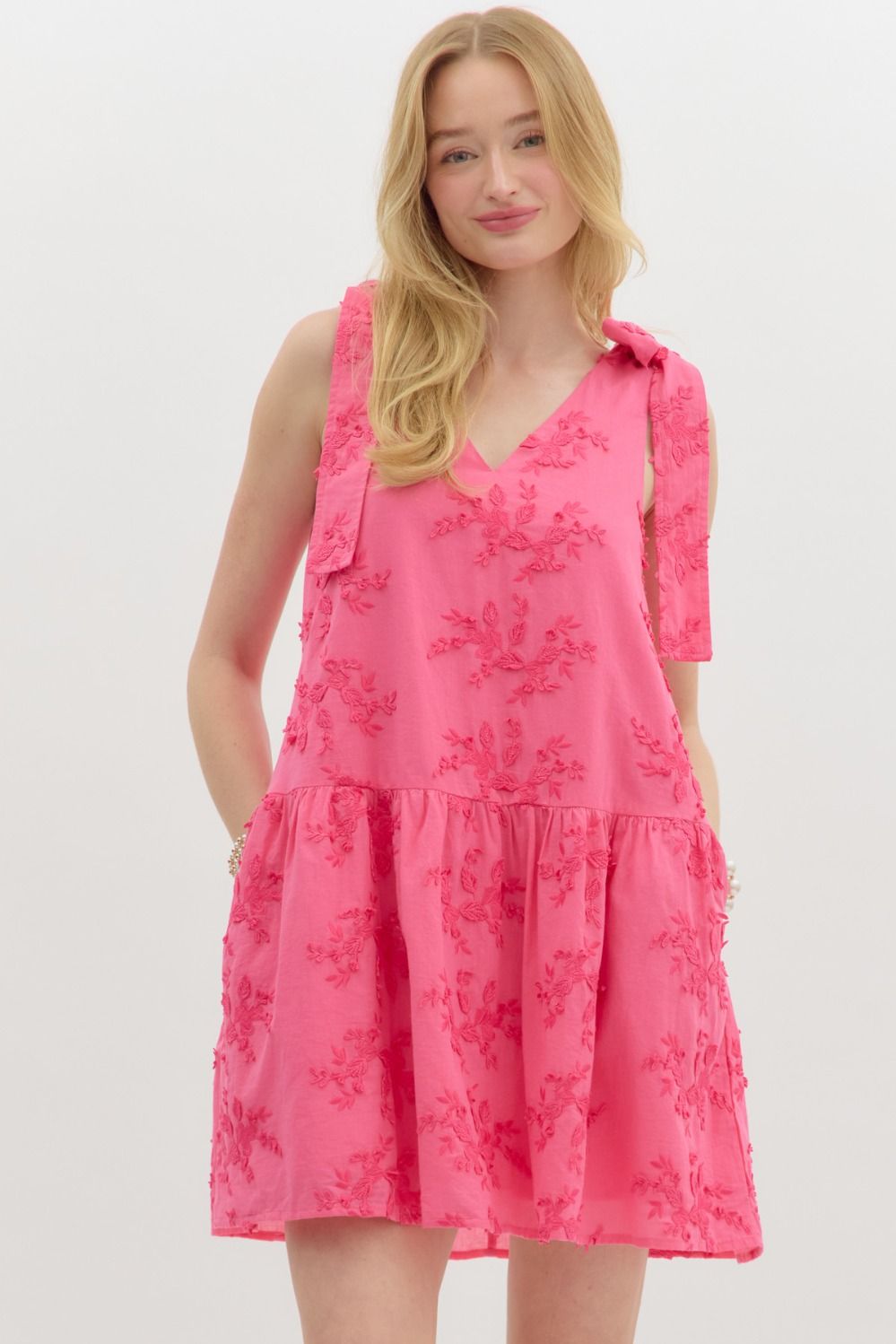 Pink Floral Perfection Minidress