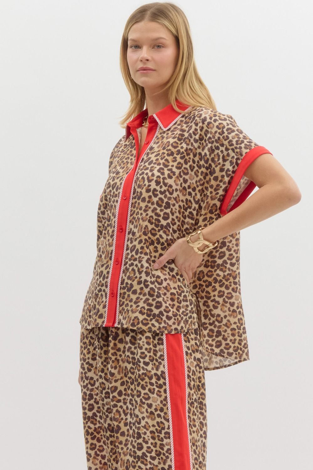 Lavish Leopard Top