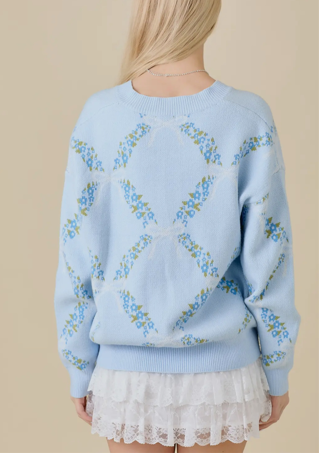 Forget Me Knot Sweater