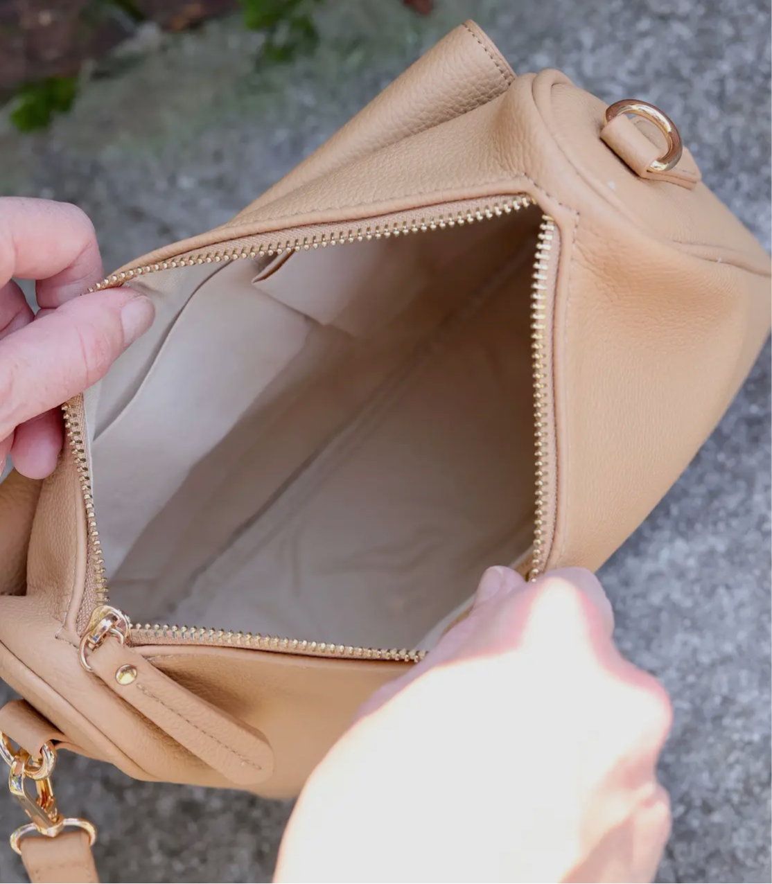 Tan Crossbody Purse