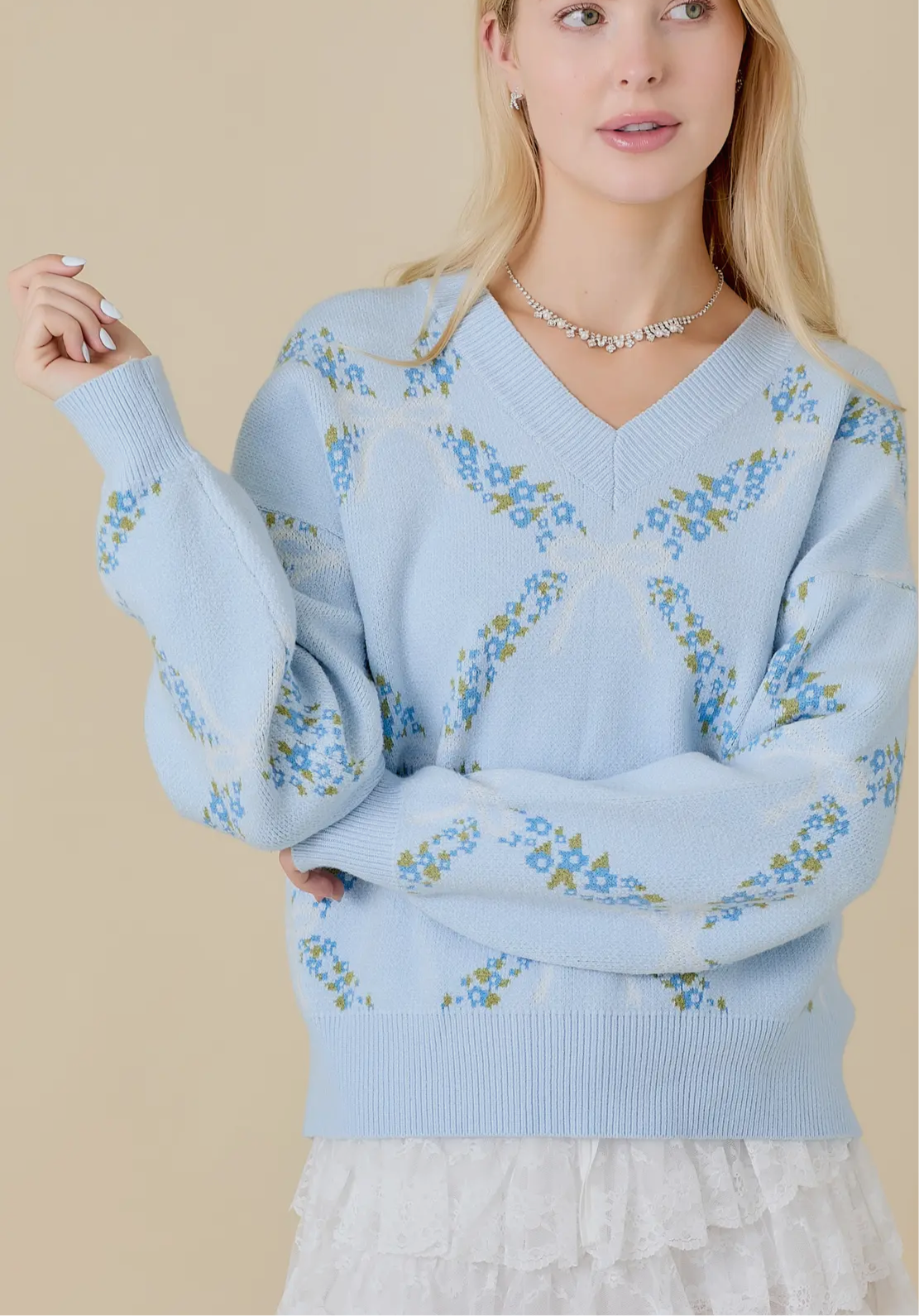 Forget Me Knot Sweater