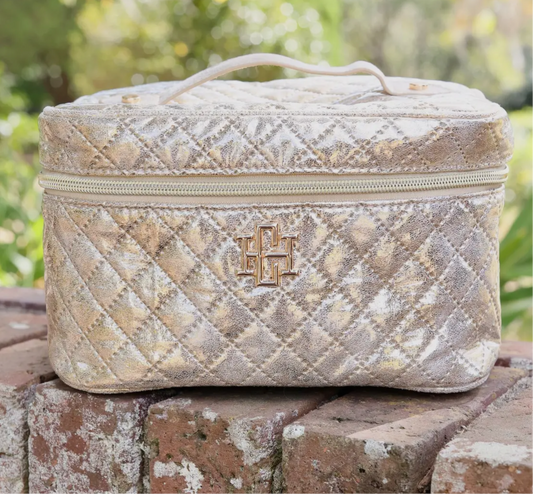 Champagne Pop Train Case