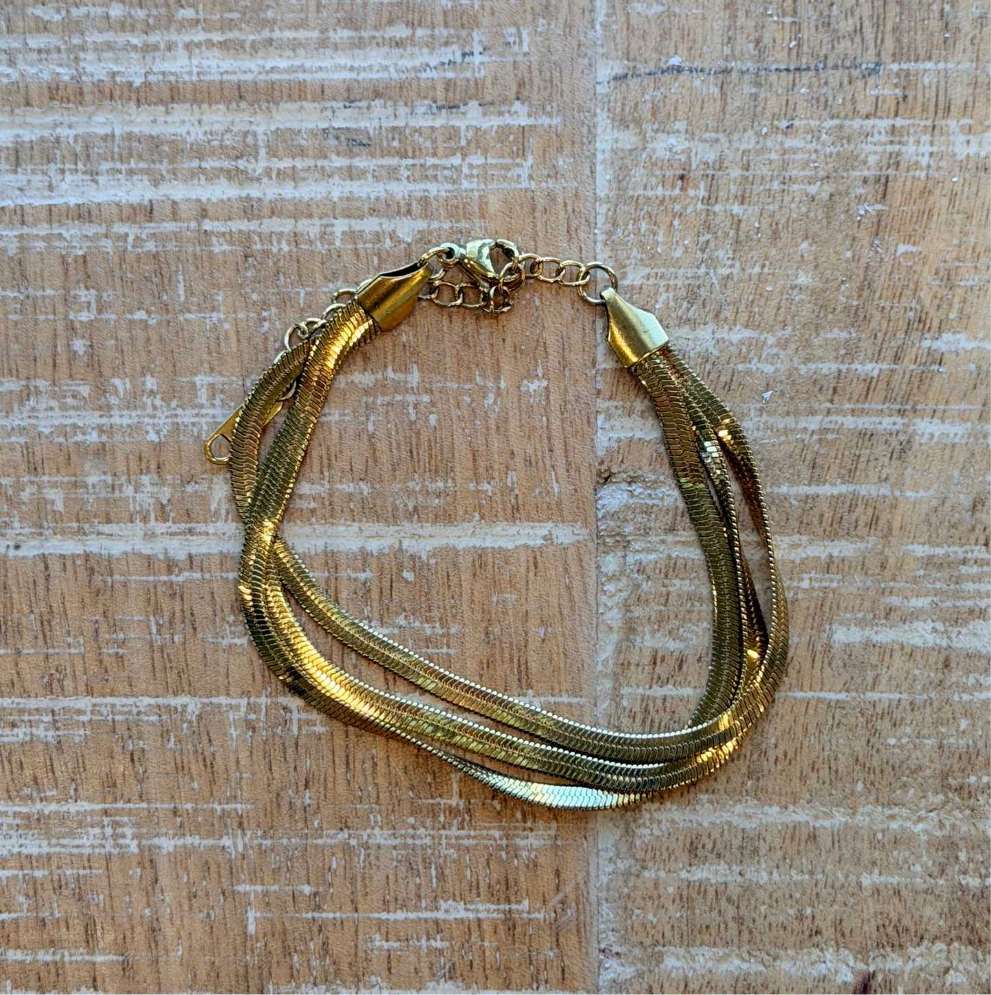 Triple Herringbone Bracelet