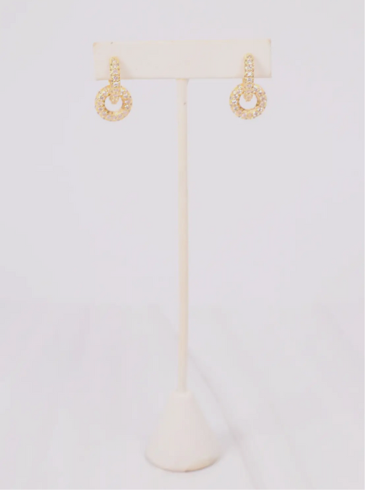 Jennifer Hoop Drop Earrings