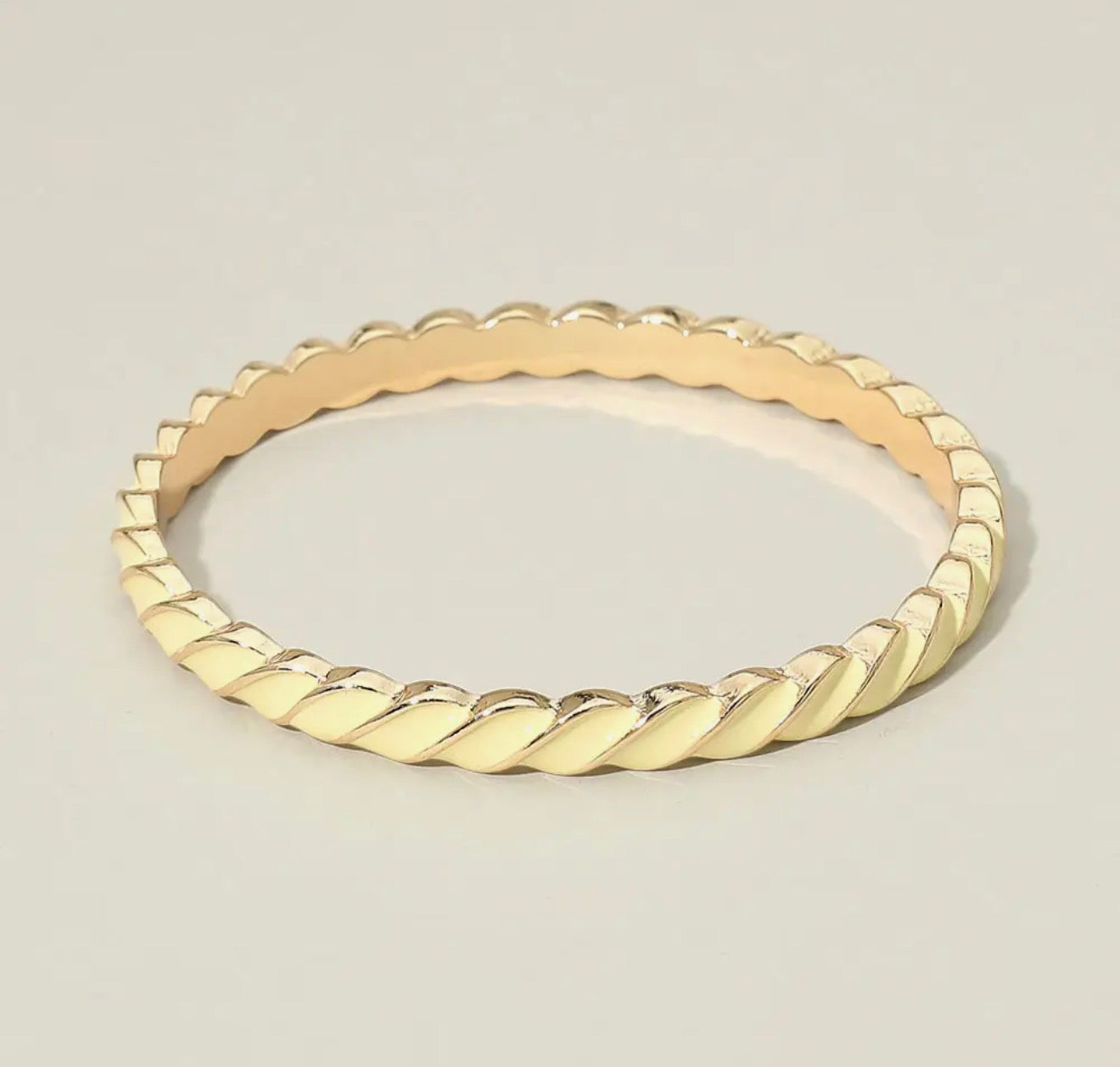 Twisted Bangle Bracelet