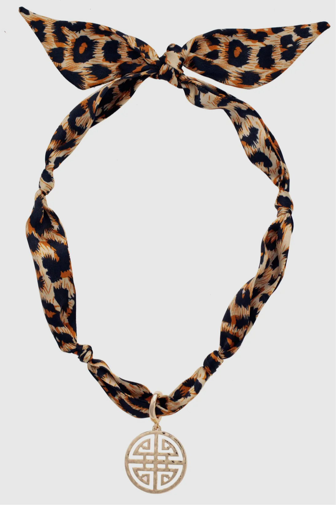 Leopard Scarf Necklace