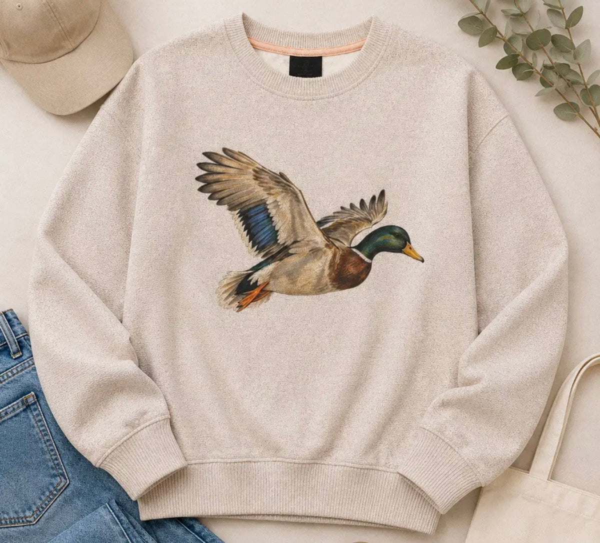 Mallard Duck Sweater Sweatshirt