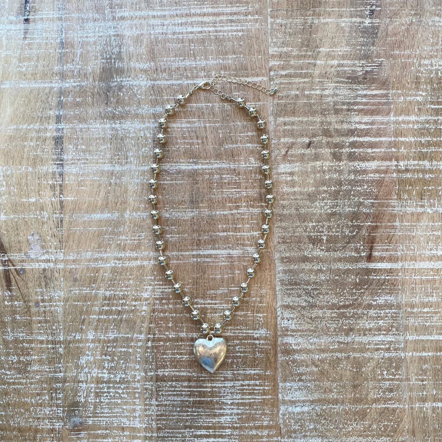 Puff Heart Necklace