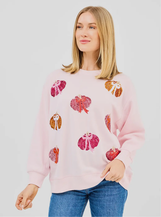 Samantha Pumpkin Sweatshirt