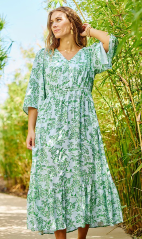 Island Oasis Long Dress