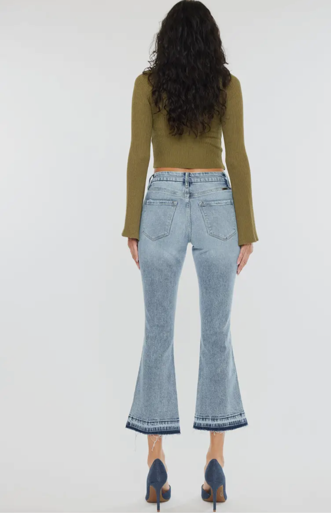 KanCan High Rise Crop Flare