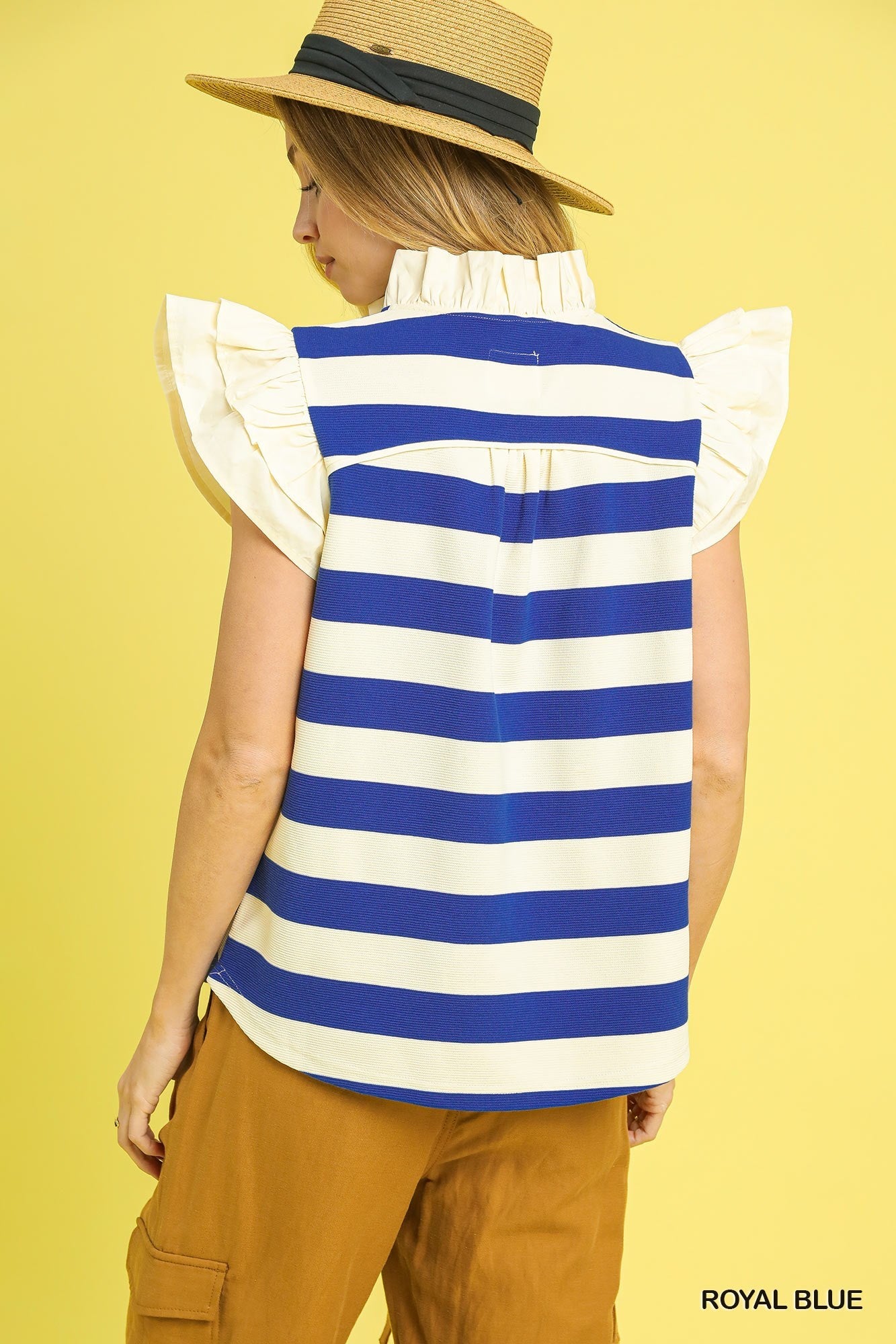 Royal Striped Top