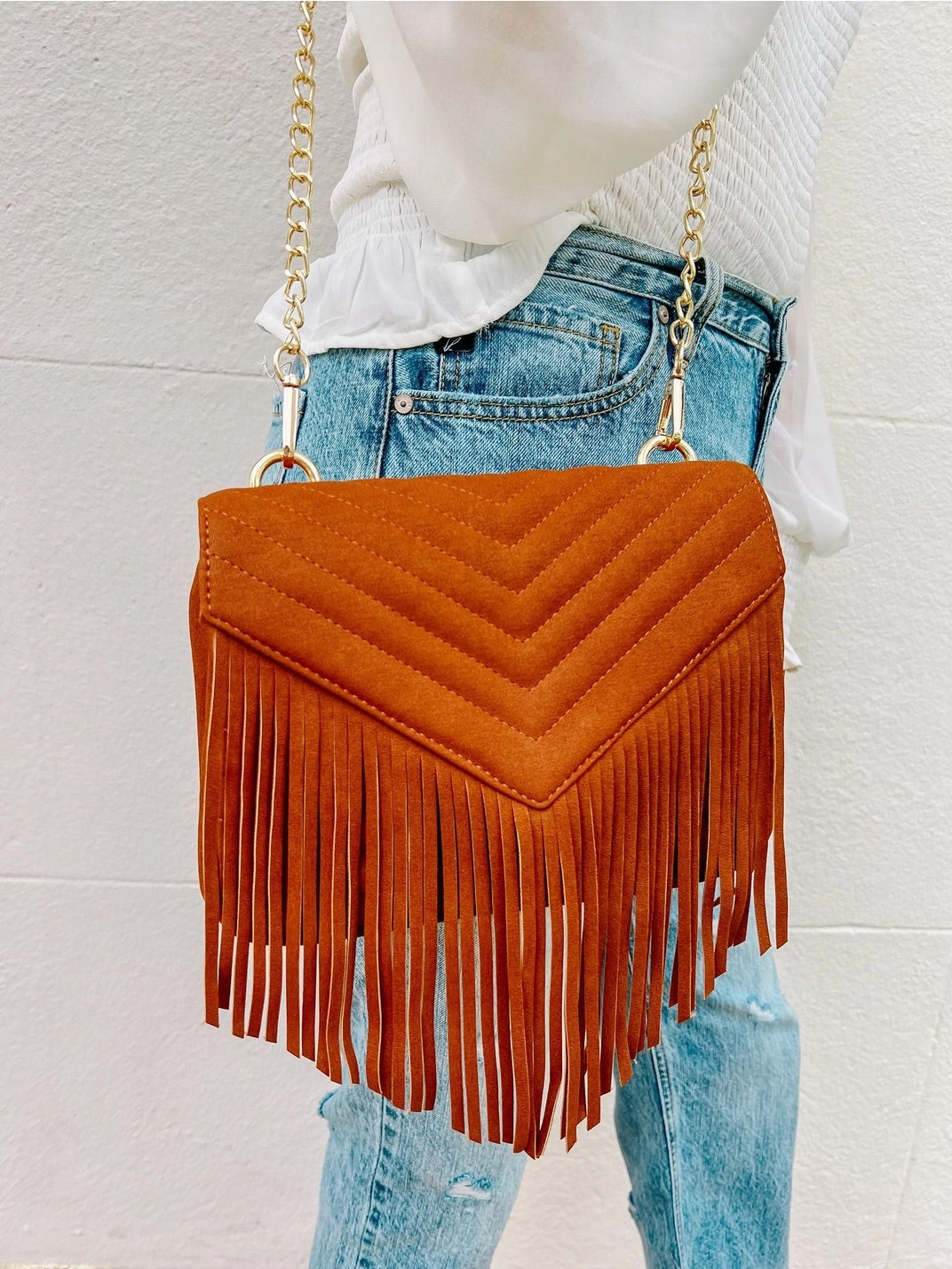 Fringe Crossbody