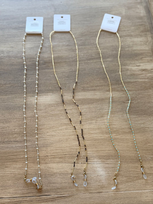 Glasses Beaded Chain Holder