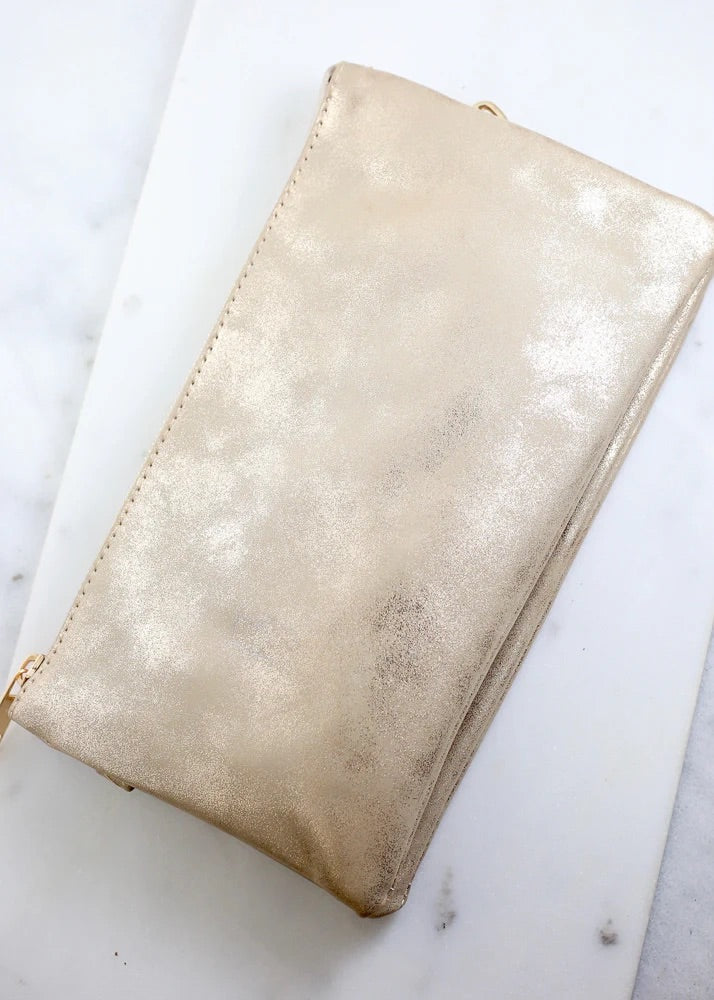 Glimmer Gold Crossbody