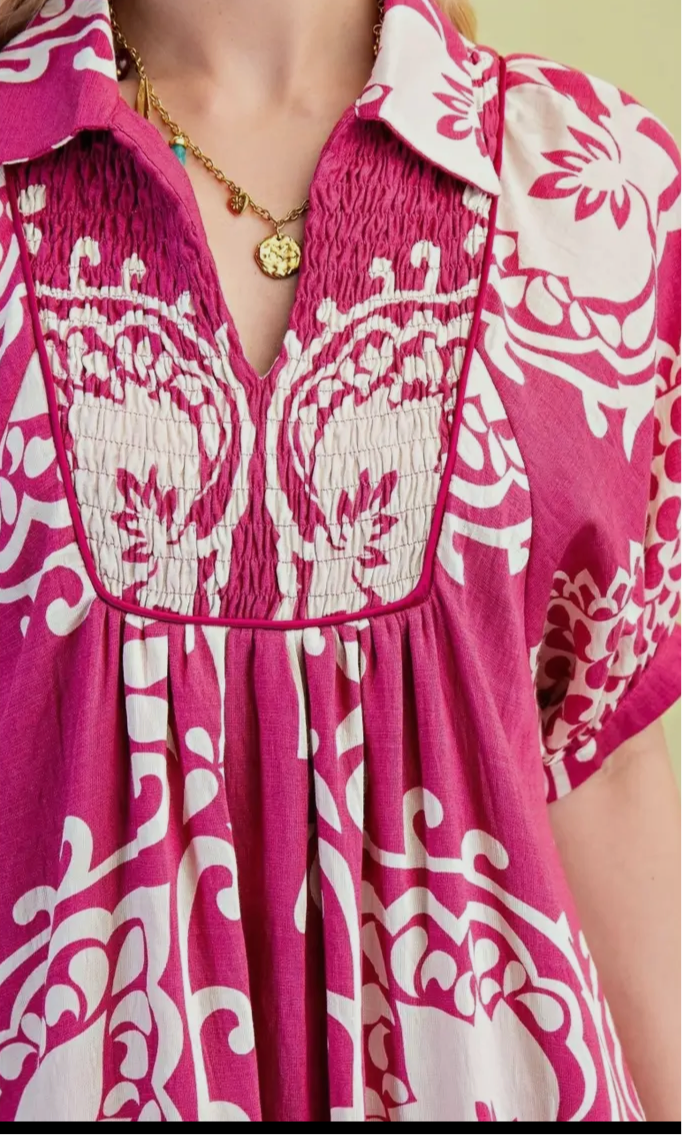 Fuschia Fusion Dress