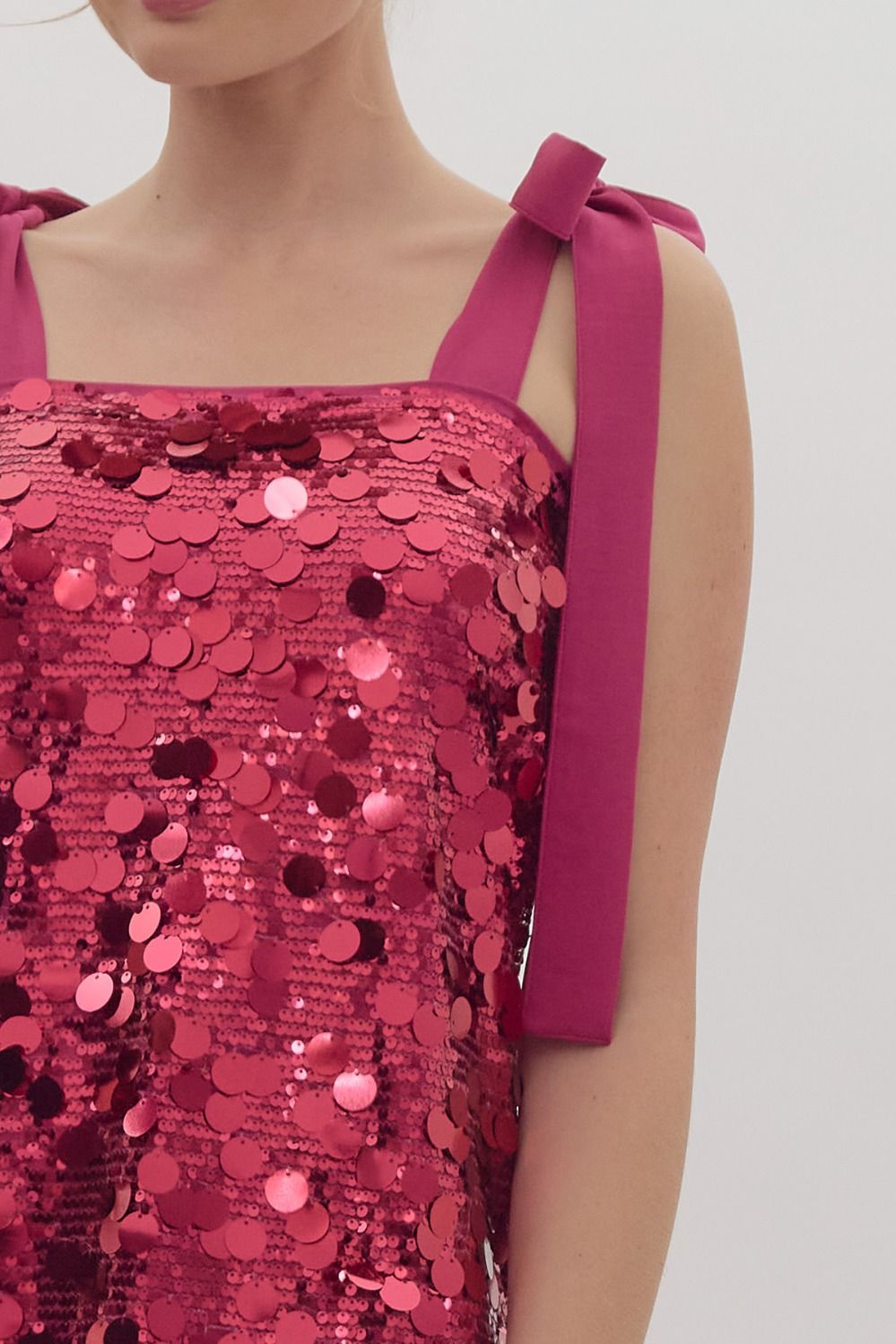 Hot Pink Sparkle Dress
