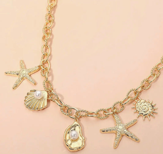 Starfish Charm Necklace