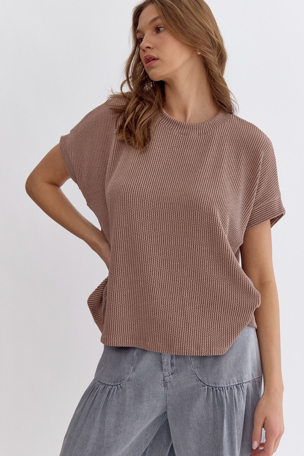 Acorn Ribbed Top