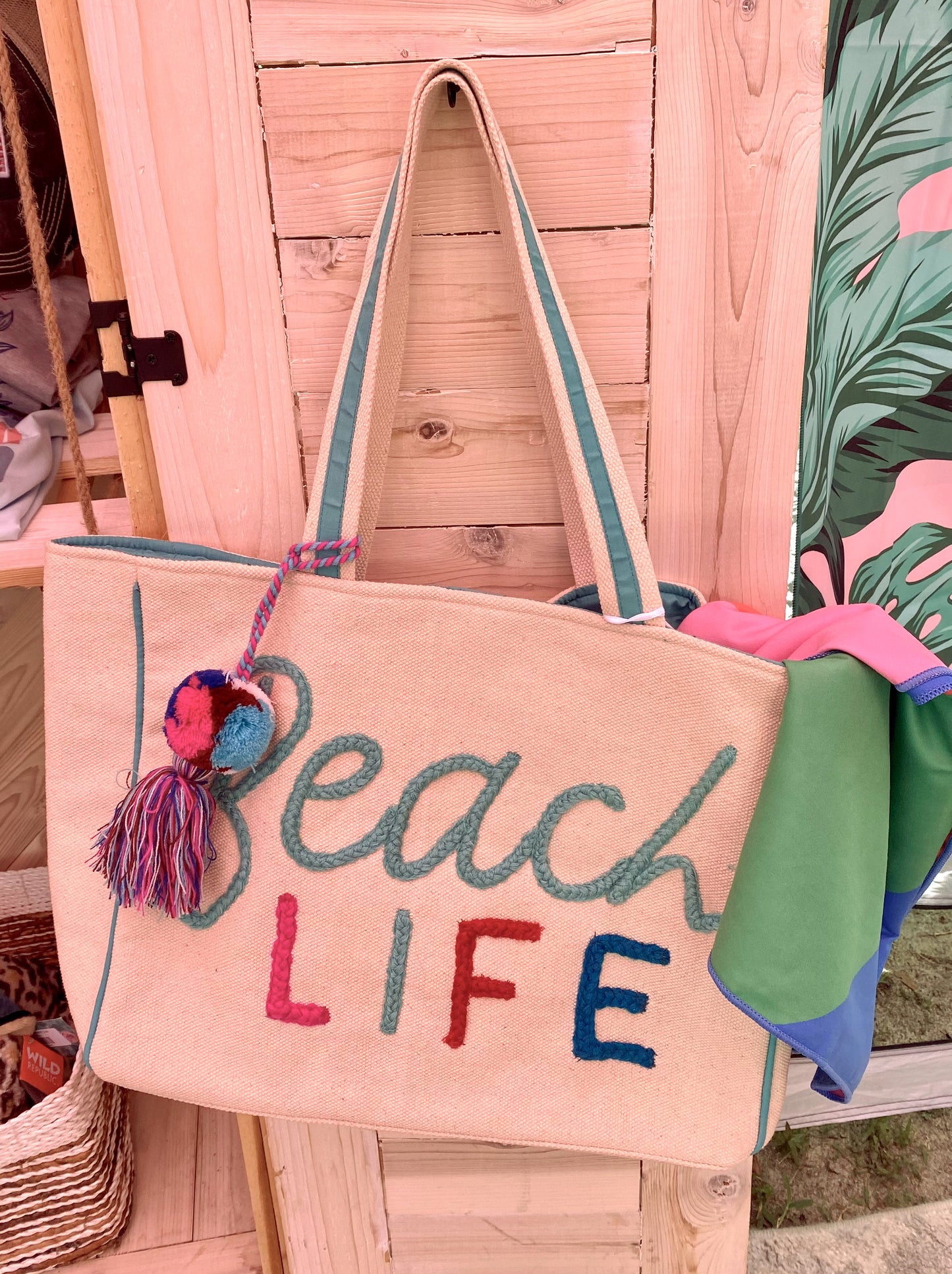 Beach Life Beach Oversized Tote