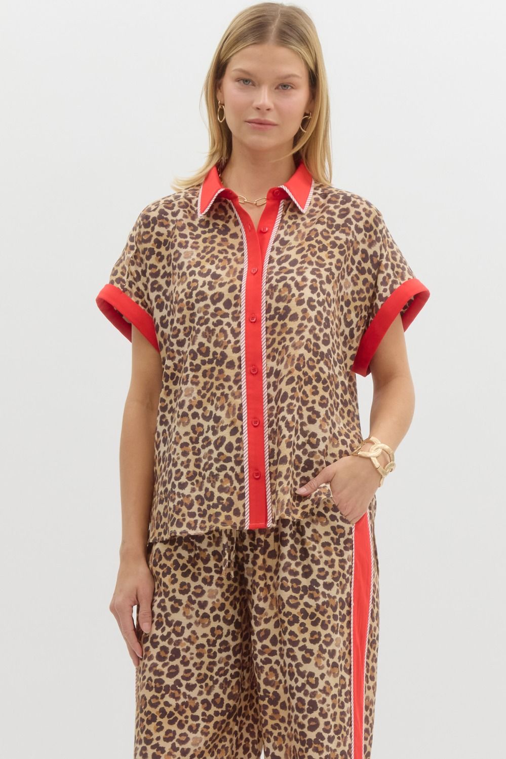 Lavish Leopard Top
