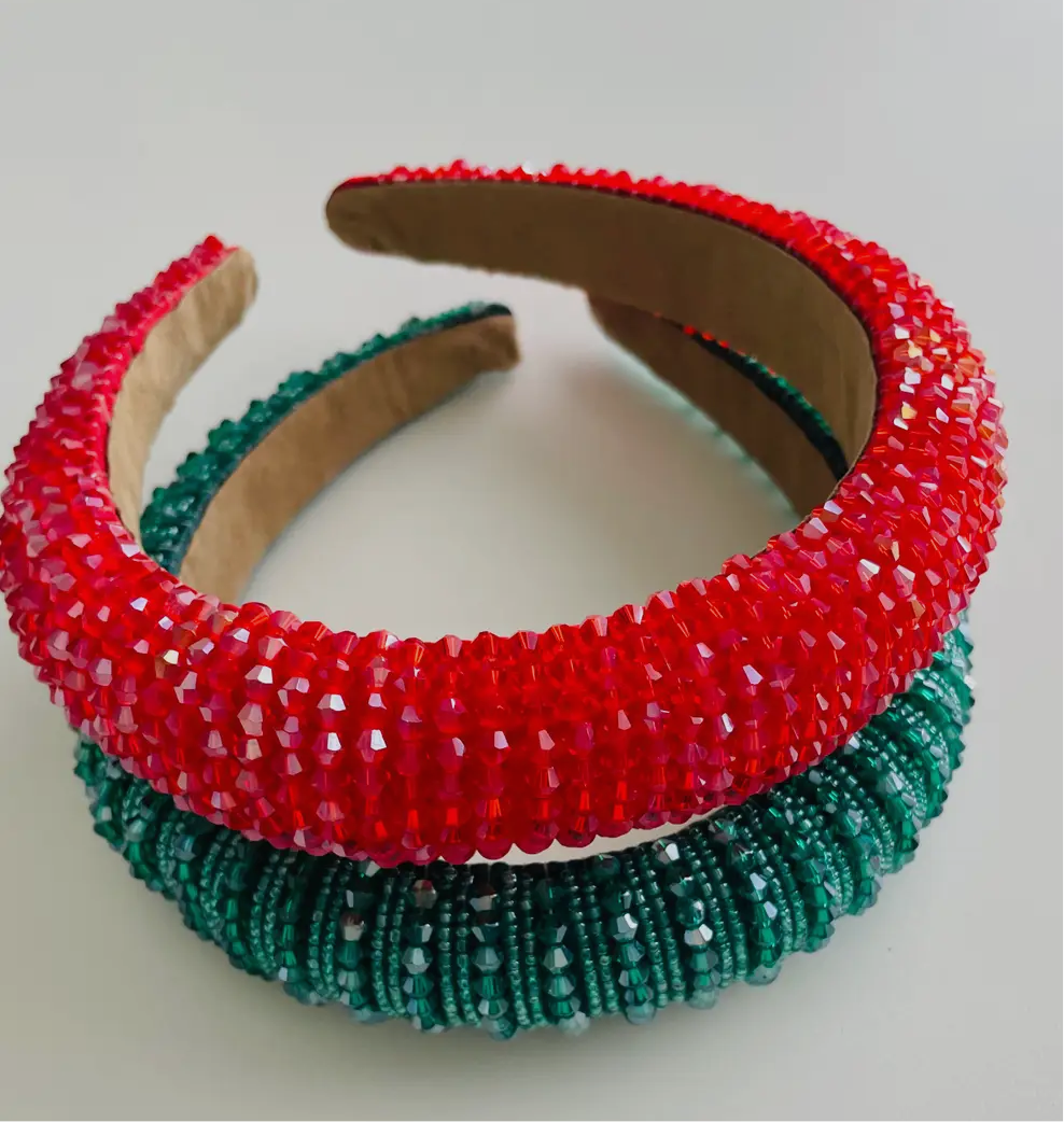 Red Rhinestone Headband