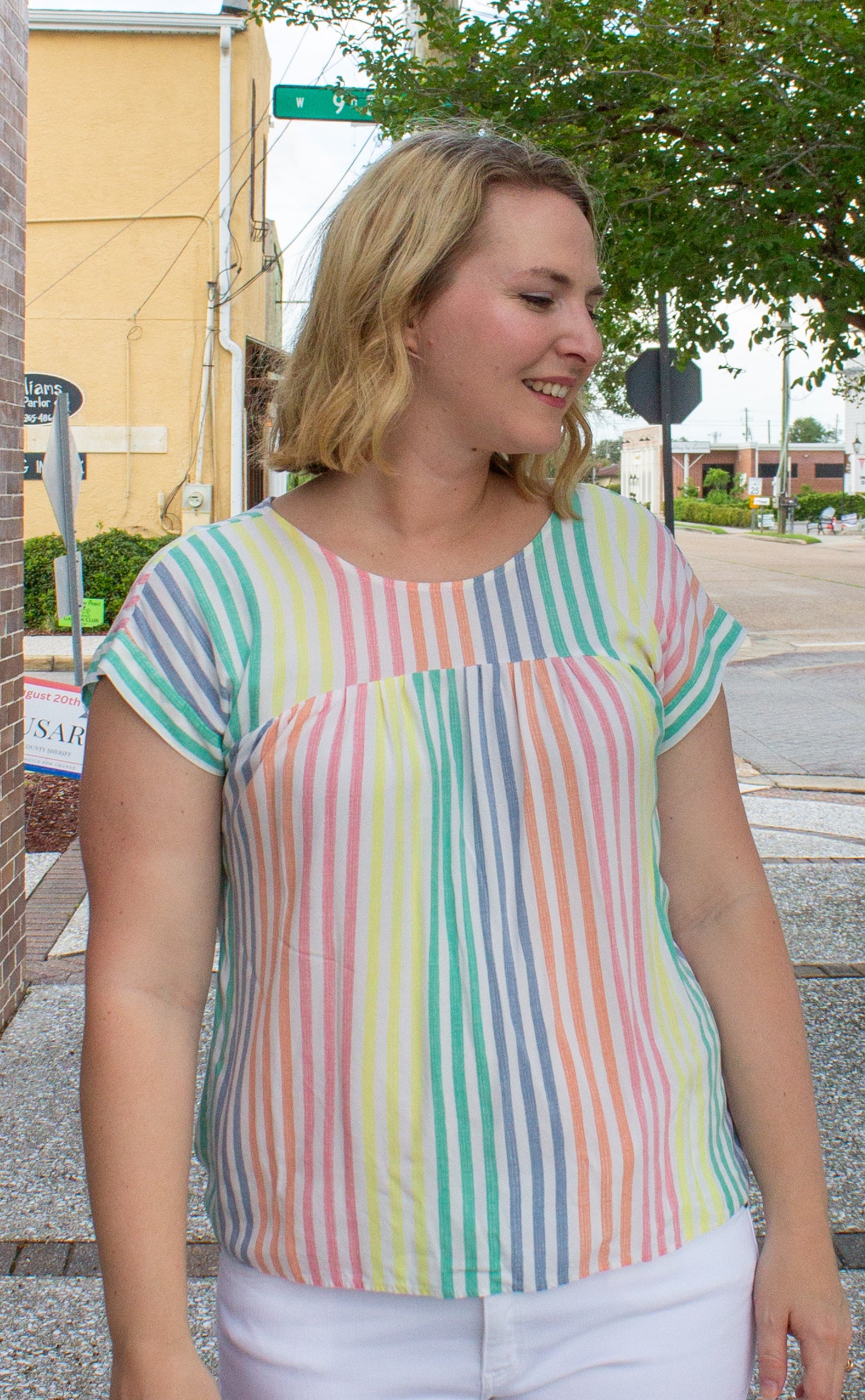 Pastel Stripe Top