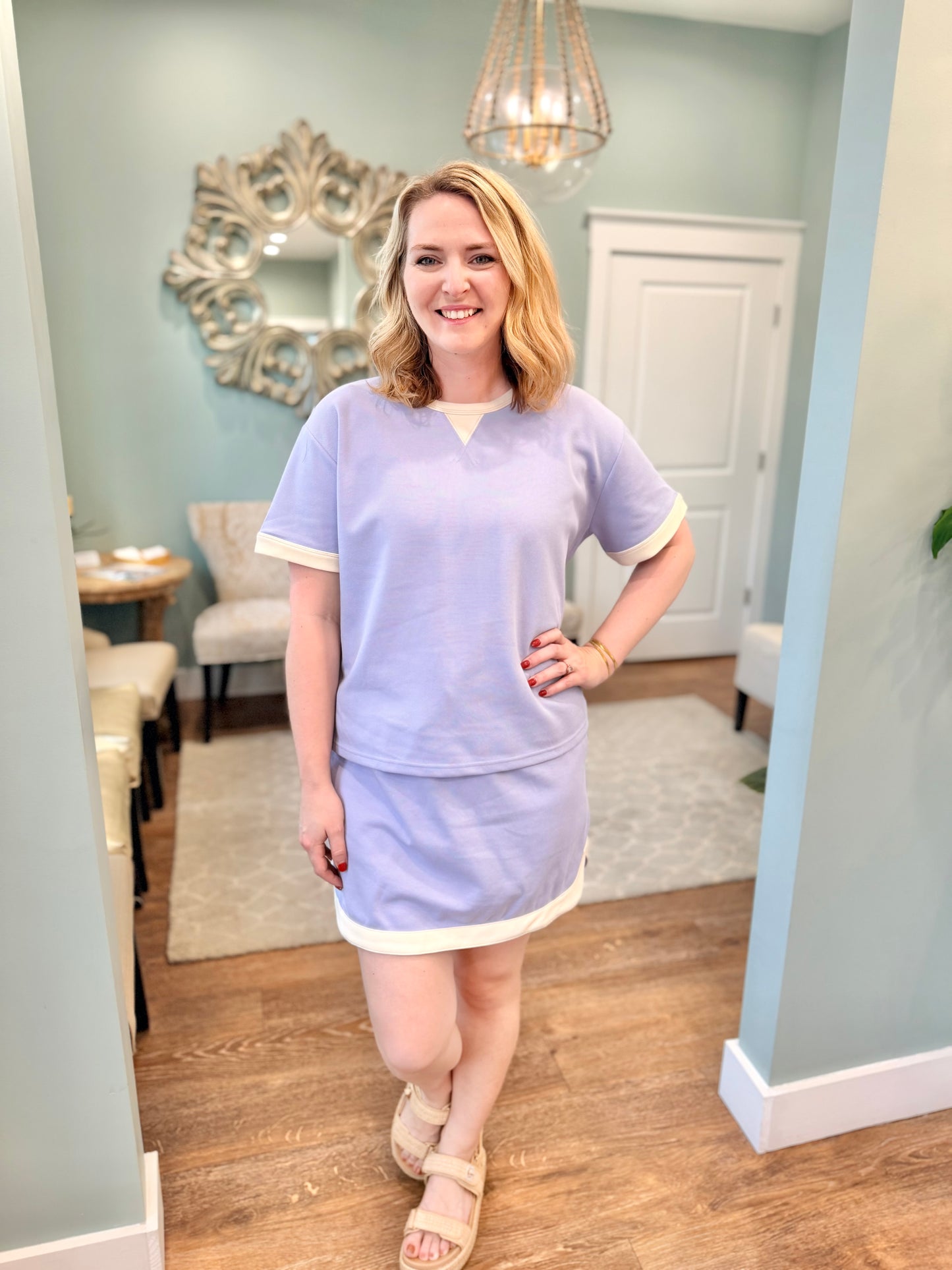 Lavender Sporty Top