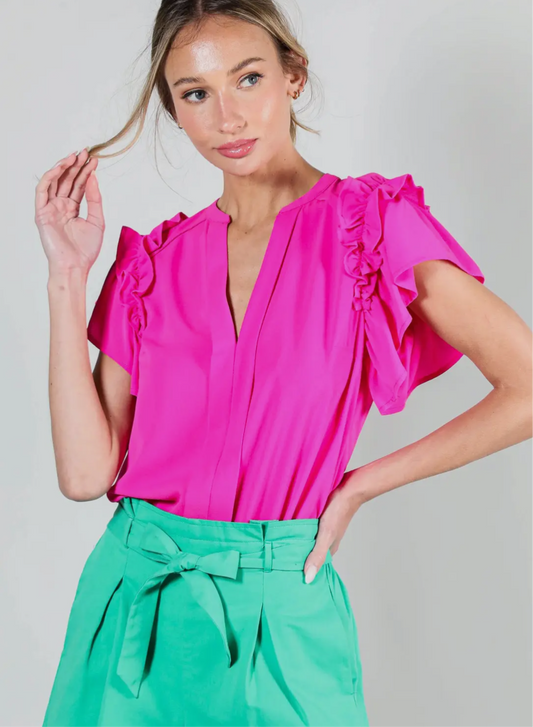 Fuschia Fantasy Top