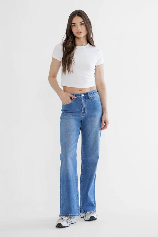 Mica High Rise Wide Leg Jeans