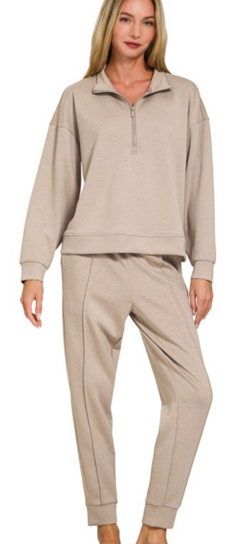 Ash Mocha 1/2 Zip Scuba Set