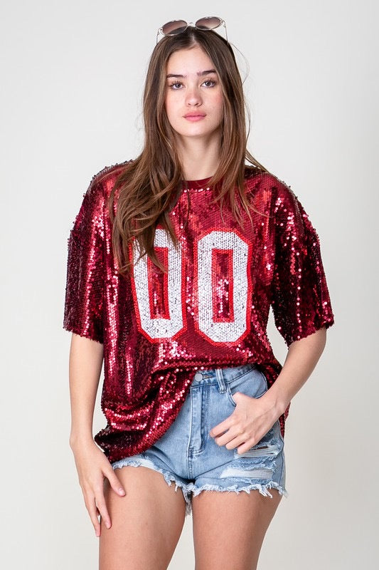 Sequin Spirit Gameday Jersey