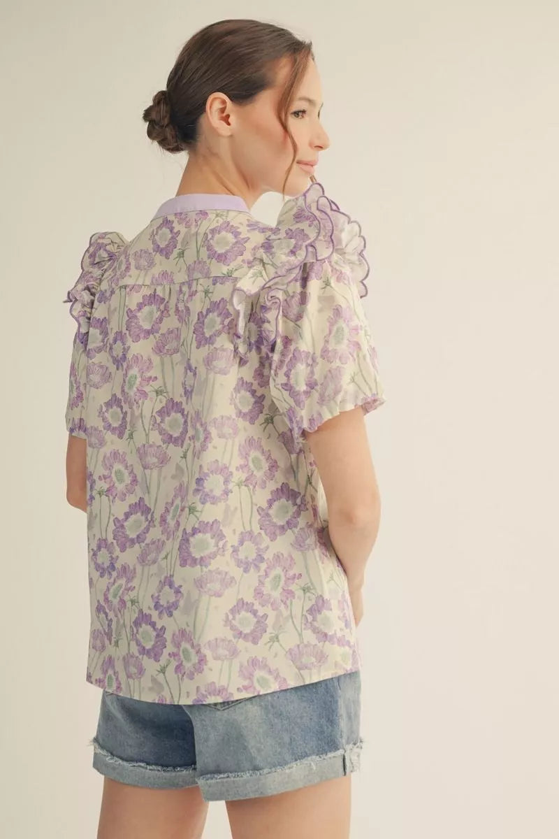 Lavender Fields Top