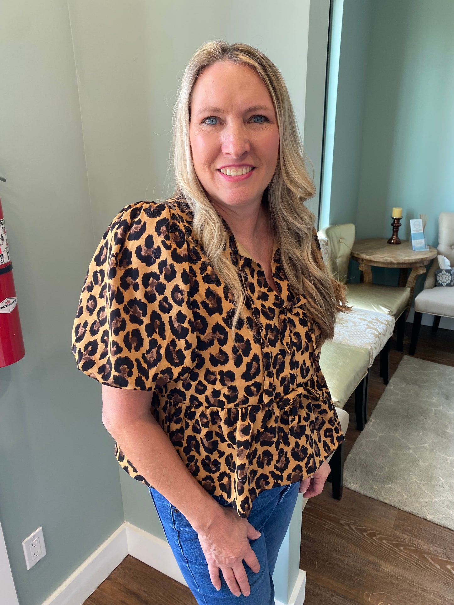 Luxe Leopard Top