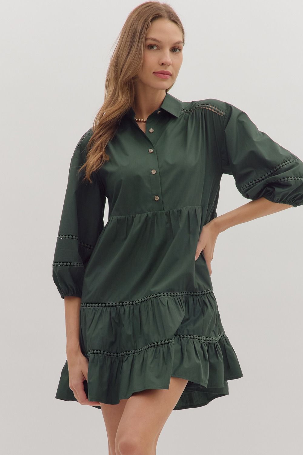 Evergreen Mini Dress