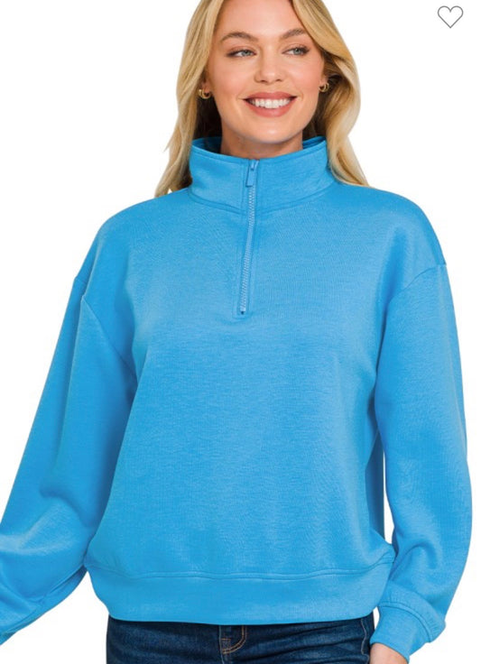 Deep Sky Half Zip Pullover