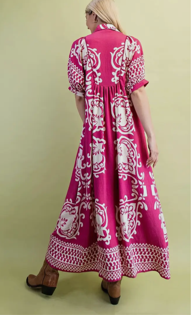 Fuschia Fusion Dress