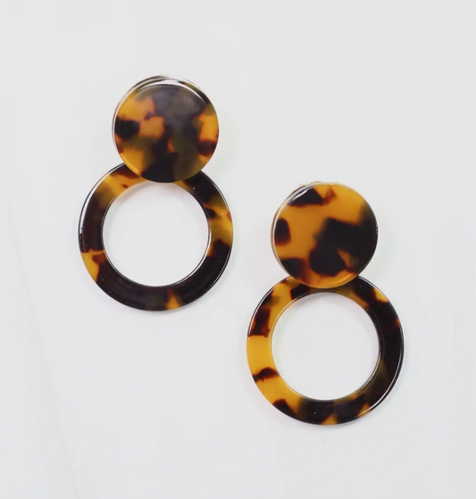 Tortoise Earrings