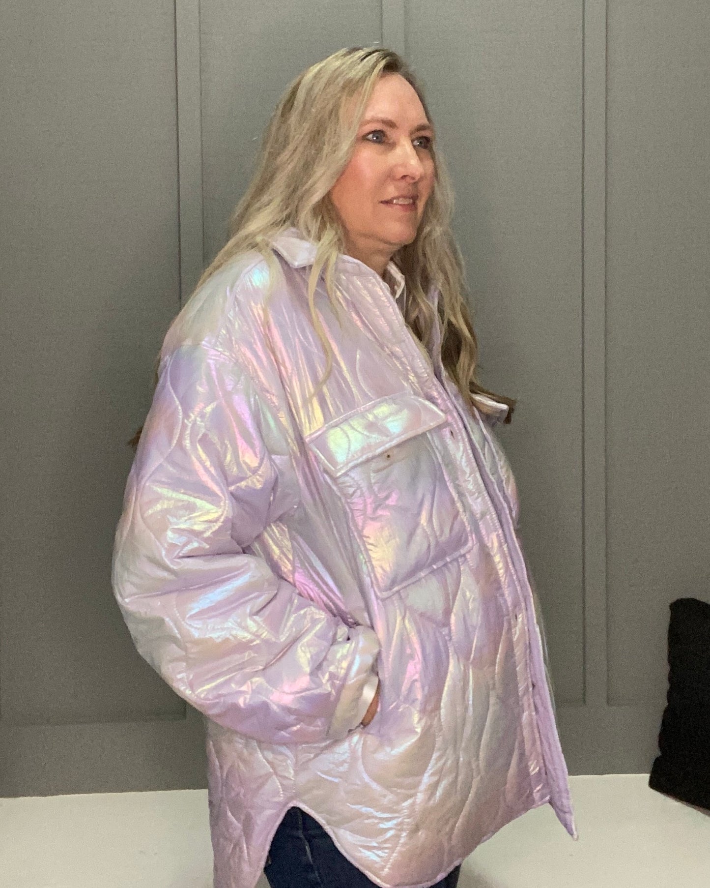 Hello Holographic Jacket