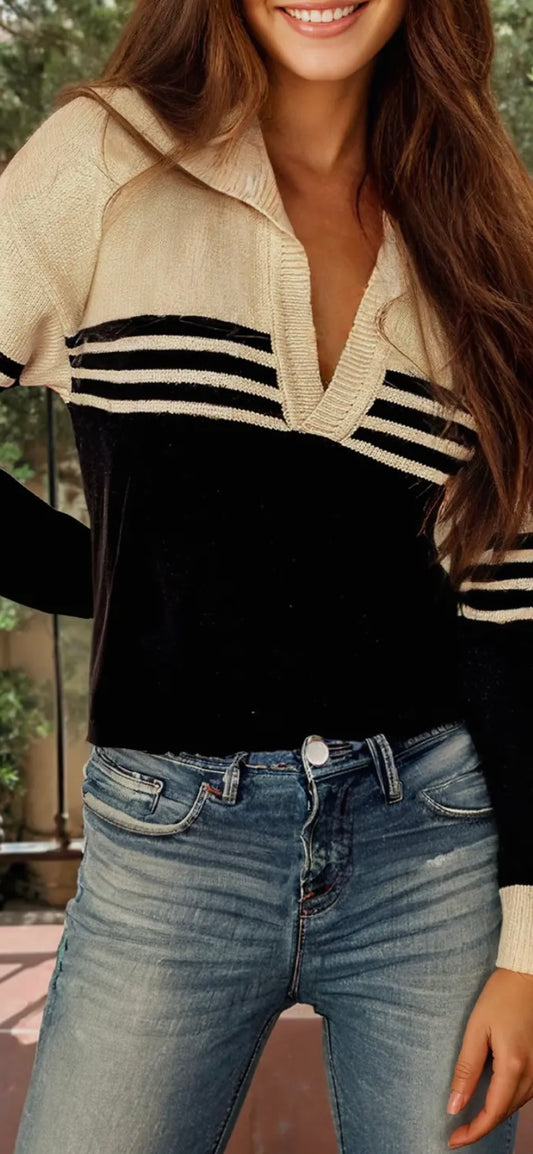 Striped Sensation Sweater