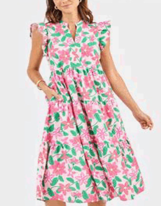 Kari Pink Blossom Dress