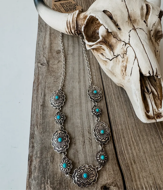 Concho Link Necklace
