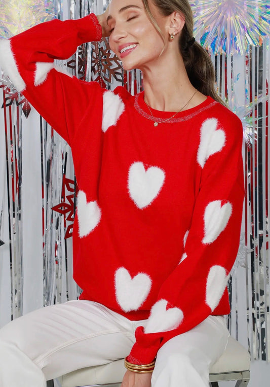 Red Heart Sweater