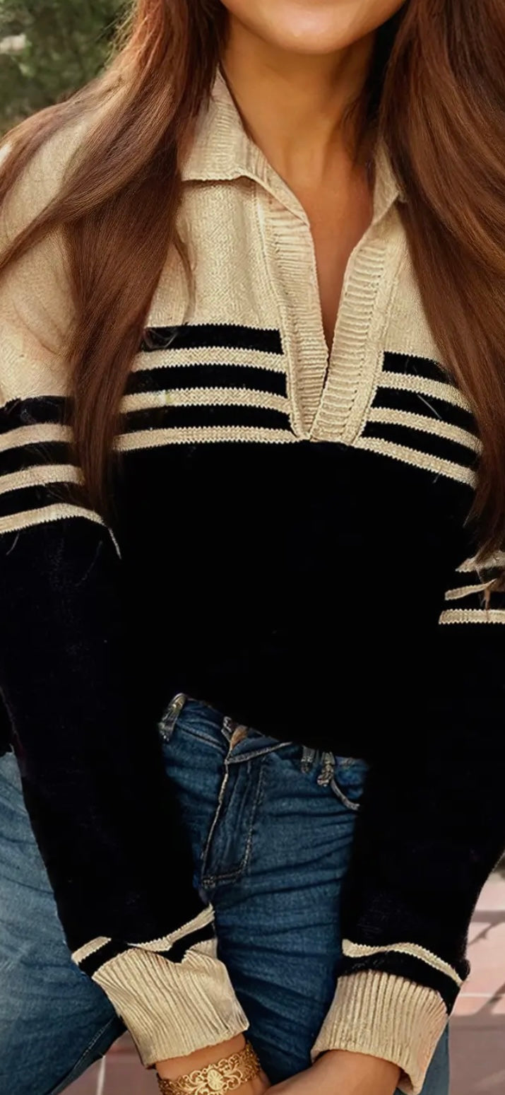 Striped Sensation Sweater