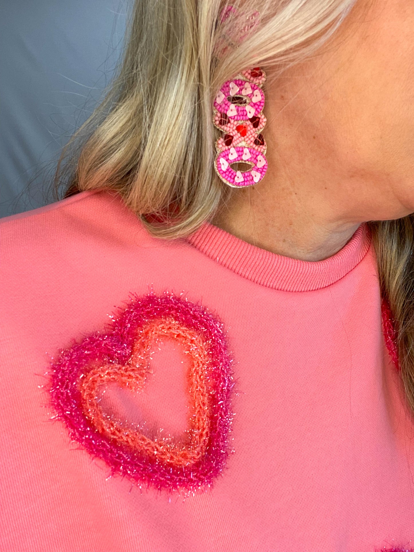 Pucker Up Pink Heart Top