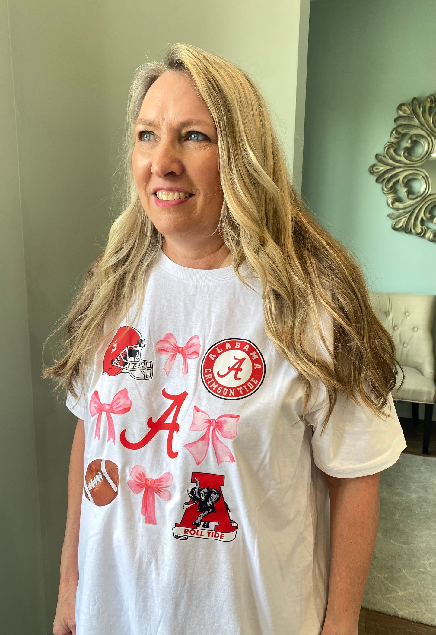 Alabama Roll Tide Coquette Tee