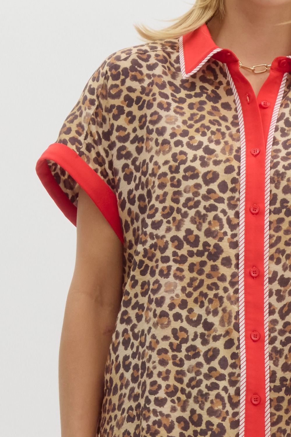 Lavish Leopard Top